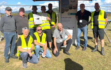 Das Präsidium des HLB mit Mitgliedern des Vorstands